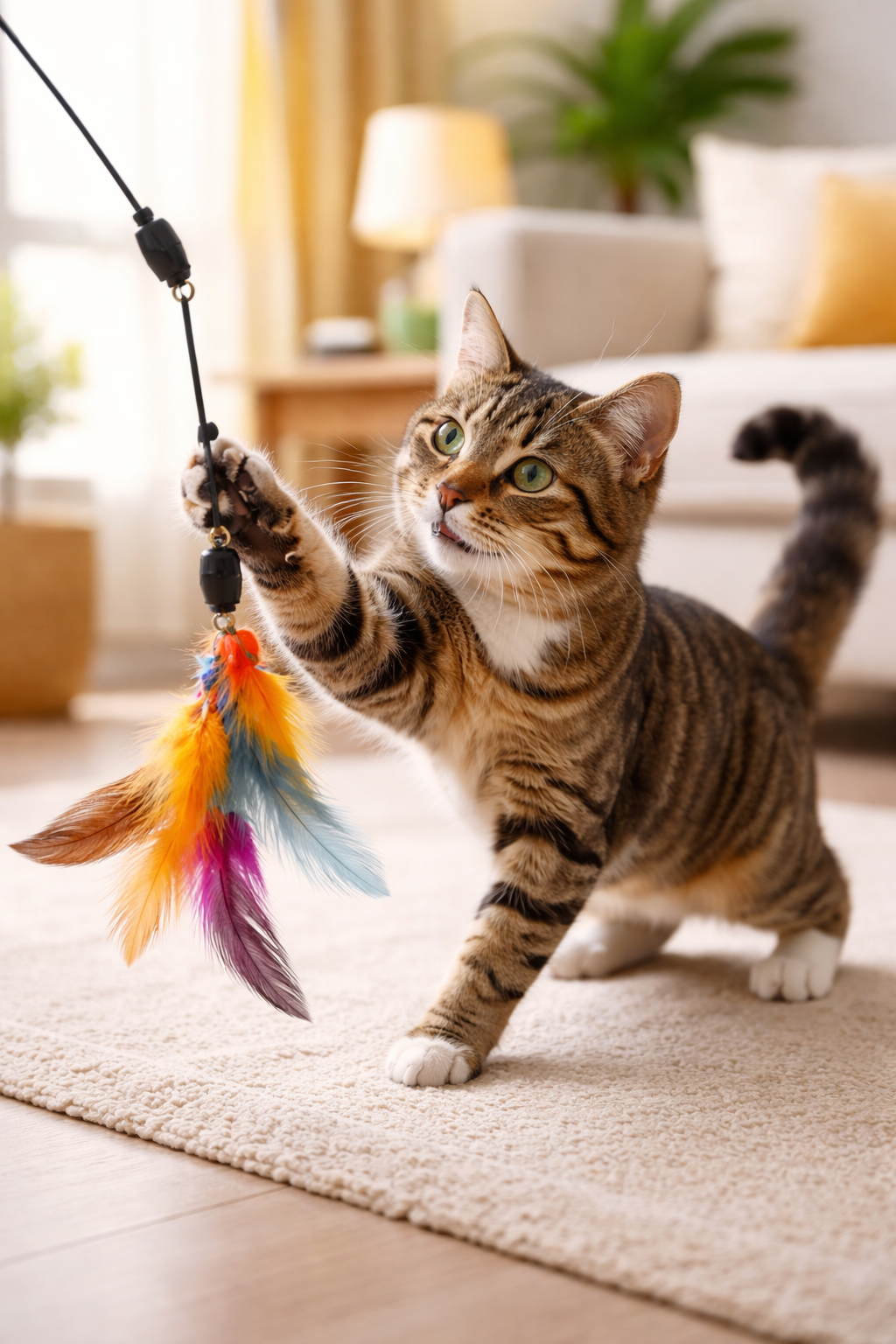 Why Interactive Cat Teaser Toys Are Essential for Indoor Cats