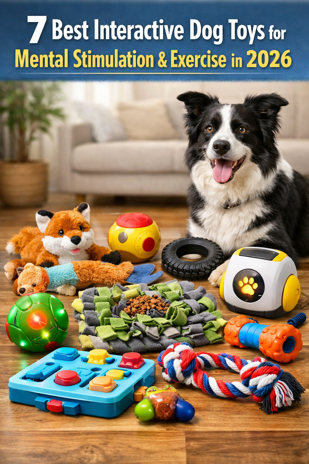 7 Best Interactive Dog Toys for Mental Stimulation and Exercise in 2026
