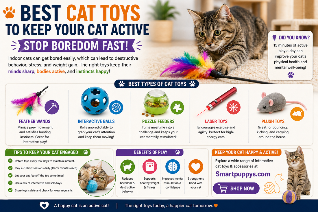 Best Cat Toys to Keep Your Cat Active (Stop Boredom Fast)