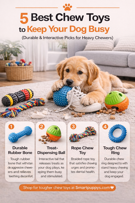 5 Best Chew Toys to Keep Your Dog Busy (Durable Picks That Actually Work)