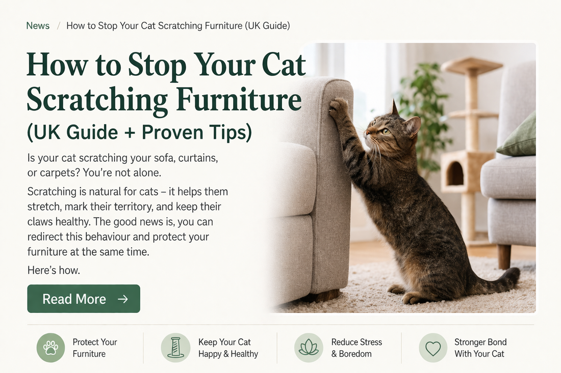 How to Stop Your Cat Scratching Furniture
