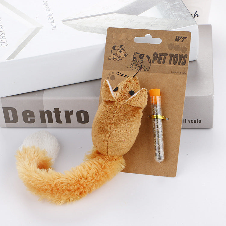 Long Tail Mouse Cat Teaster Toys