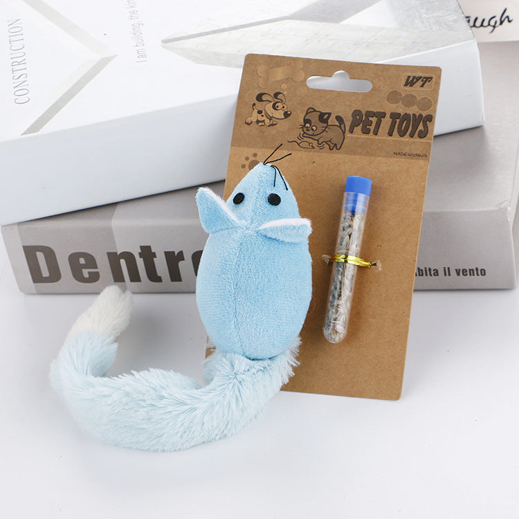 Long Tail Mouse Cat Teaster Toys