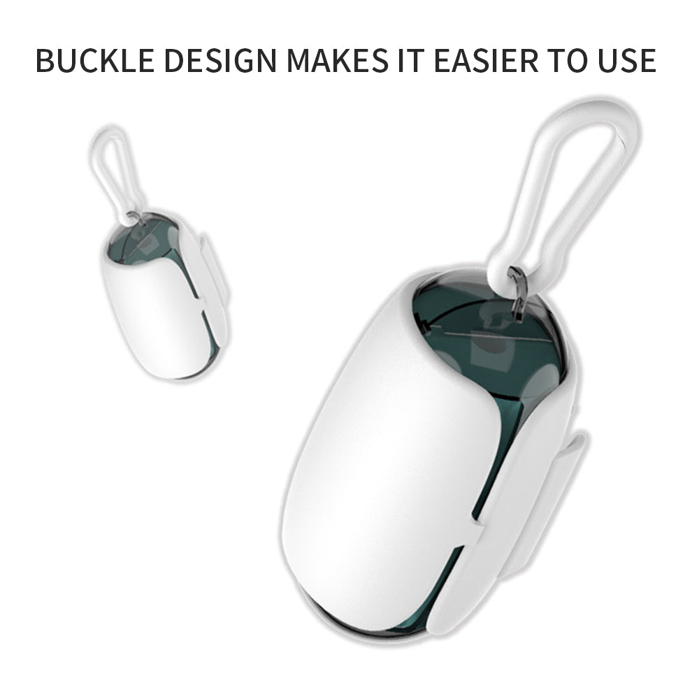 Dog Poop Bag Holder And Dispenser With Leash Attachment