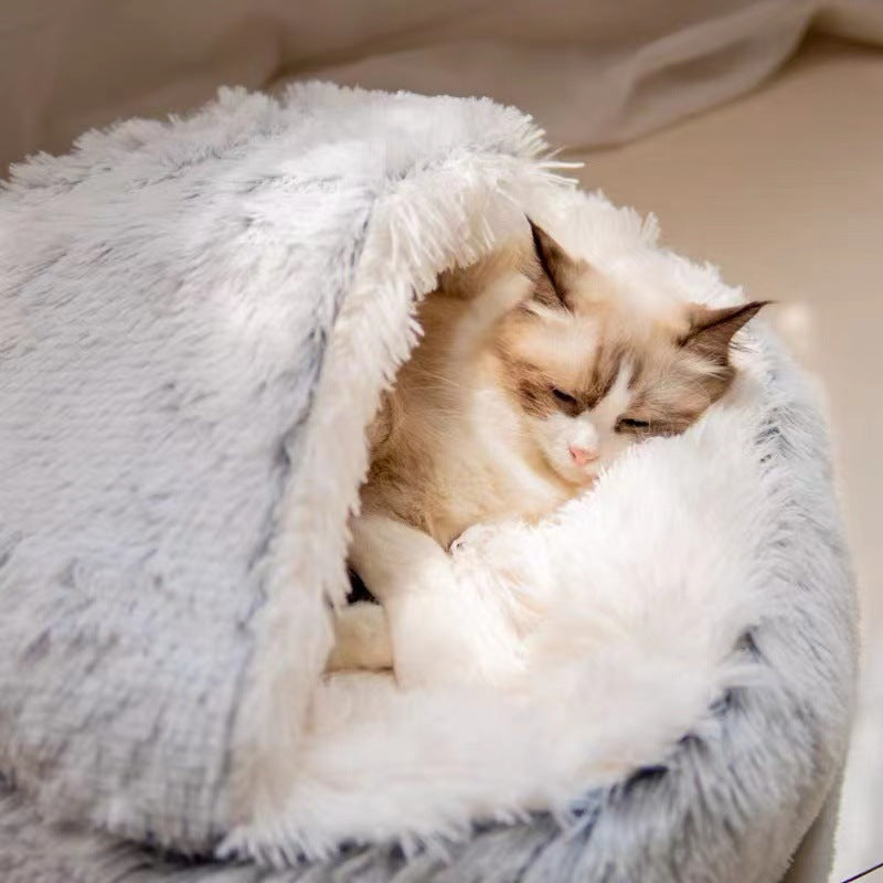 Semi-closed Cat Bed