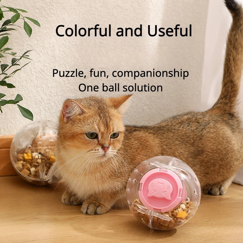 Dog Cat Slow Feeding Ball Food Leakage