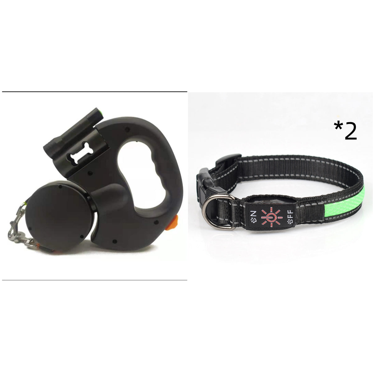 LED Luminous Nylon Mesh Pet Collar