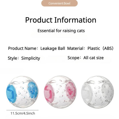 Dog Cat Slow Feeding Ball Food Leakage