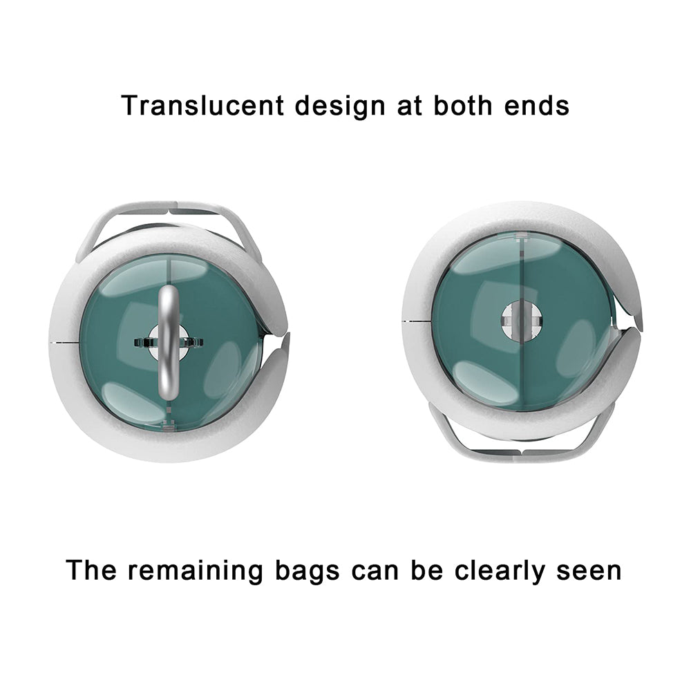 Dog Poop Bag Holder And Dispenser With Leash Attachment